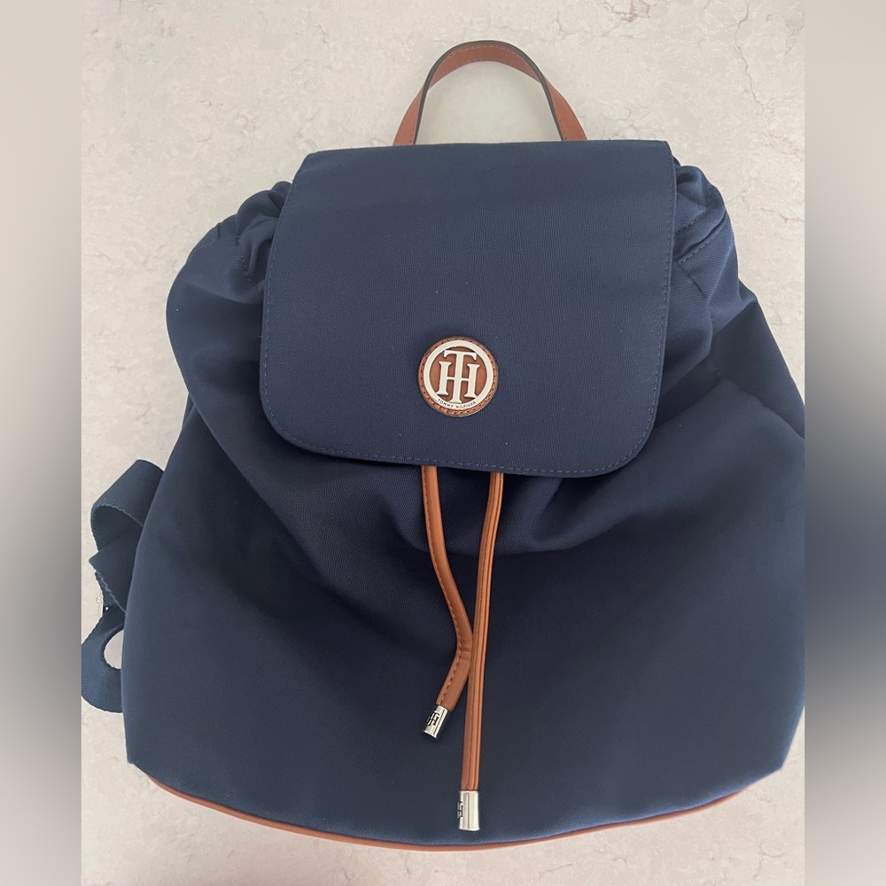 Tommy Hilfiger Dark Blue drawstring Backpack